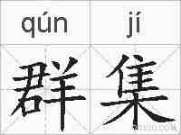 群集的拼音