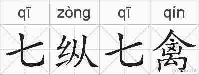 七纵七禽的拼音