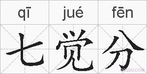 七觉分的拼音