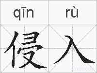 侵入的拼音