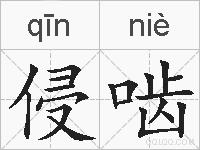 侵啮的拼音