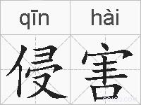侵害的拼音