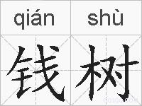 钱树的拼音