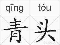 青头的拼音
