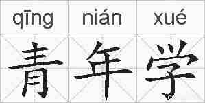 青年学的拼音