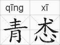 青怸的拼音