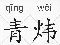 青炜的拼音