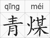 青煤的拼音