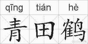 青田鹤的拼音