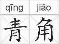 青角的拼音
