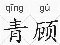 青顾的拼音