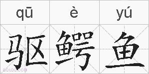 驱鳄鱼的拼音