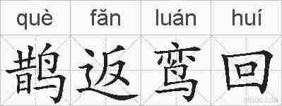 鹊返鸾回的拼音
