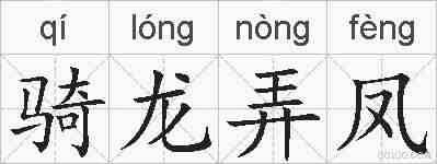 骑龙弄凤的拼音