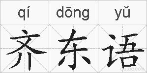 齐东语的拼音