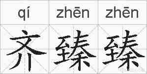 齐臻臻的拼音