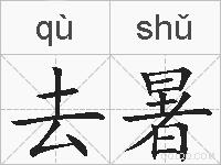 去暑的拼音