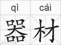 器材的拼音