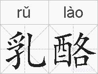 乳酪的拼音