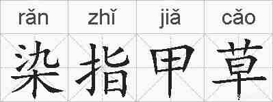 染指甲草的拼音
