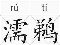 濡鹈的拼音