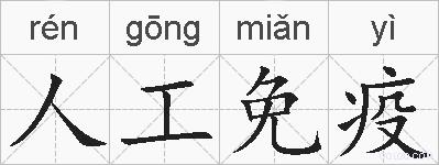 人工免疫的拼音