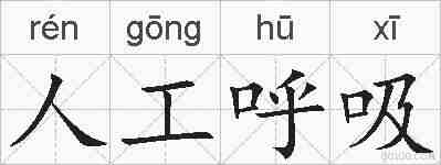 人工呼吸的拼音