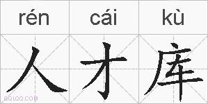 人才库的拼音