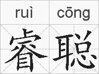 睿聪的拼音