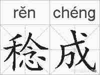 稔成的拼音