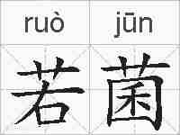 若菌的拼音