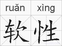 软性的拼音