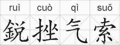 鋭挫气索的拼音