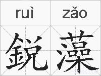 鋭藻的拼音