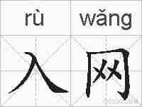 入网的拼音