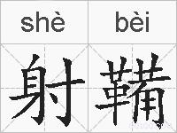 射鞴的拼音