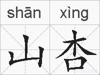 山杏的拼音