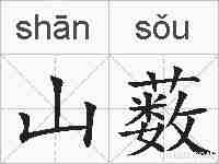 山薮的拼音