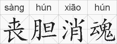 丧胆消魂的拼音
