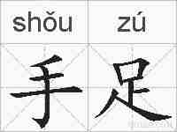 手足的拼音
