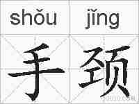 手颈的拼音