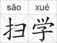 扫学的拼音
