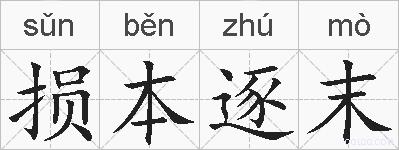 损本逐末的拼音