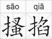 搔掐的拼音