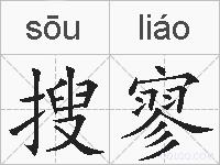搜寥的拼音