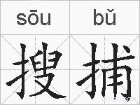 搜捕的拼音