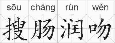 搜肠润吻的拼音