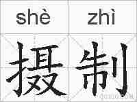 摄制的拼音