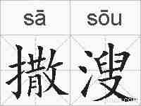 撒溲的拼音
