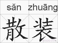 散装的拼音